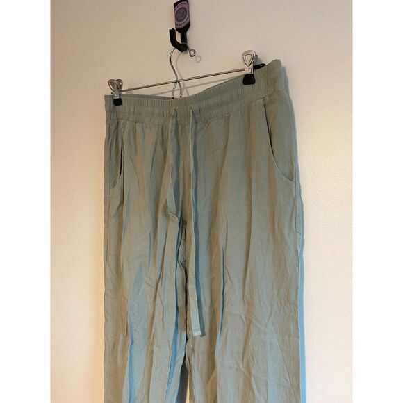 Cloth & Stone Anthropologie Green Tencel Joggers Size S - Picture 4 of 6